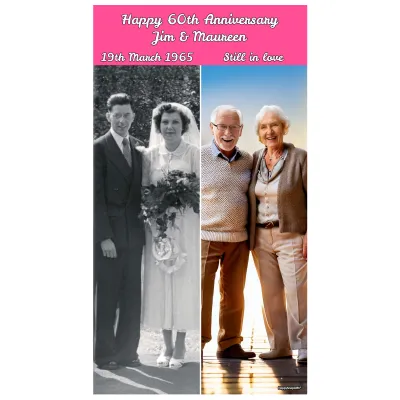 (Pink) 200cm x 110cm (Personalised with Text)