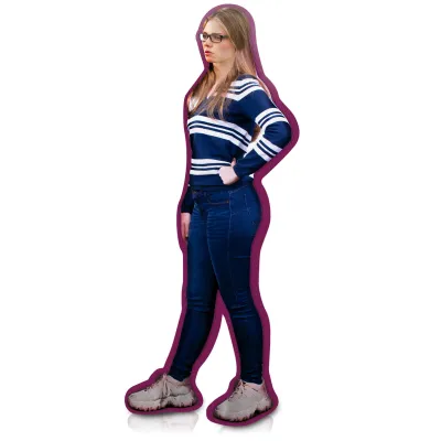 Larger Size - Purple Cotton Fabric