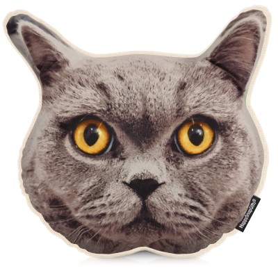 Cat head pillow sale