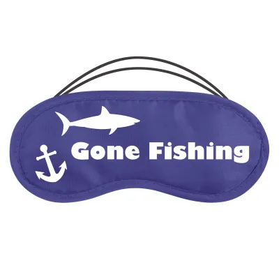 with Sharks and Anchor Print - Royal Blue Polyester