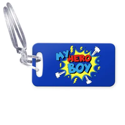 (9cm x 4.5cm) (Boy) with Clear Loop (Personalised with Text)