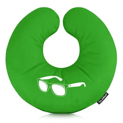 (30cm) (Sunglasses Icon) Bright Green Soft Velvet Polyester Fabric (Personalised with Text)