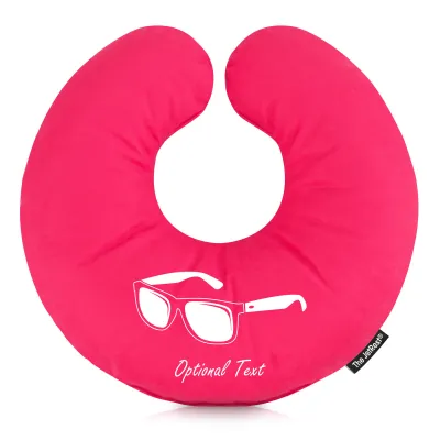 (30cm) (Sunglasses Icon) Hot Pink (Fuchsia) Soft Velvet Polyester Fabric