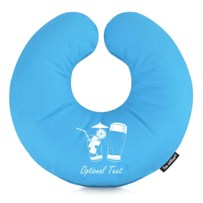 (30cm) (Drinks Icon) Sky Blue Soft Velvet Polyester Fabric