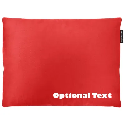 (40cm x 30cm) - Red Cotton Fabric Scented (Organic Lavender Buds) and Removable Cover