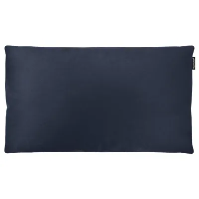 (70cm x 40cm Deep Filling) - Navy Blue Cotton Fabric Scented (Organic Lavender Buds) and Removable Cover (Personalised with Text)