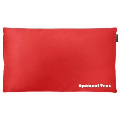 (70cm x 40cm Deep Filling) - Red Cotton Fabric and Removable Cover