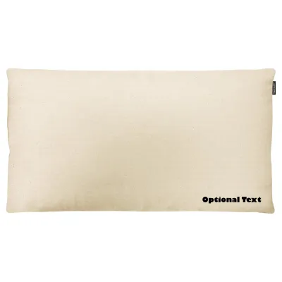 (91cm x 48cm King Size) - Natural Organic Cotton and Removable Cover