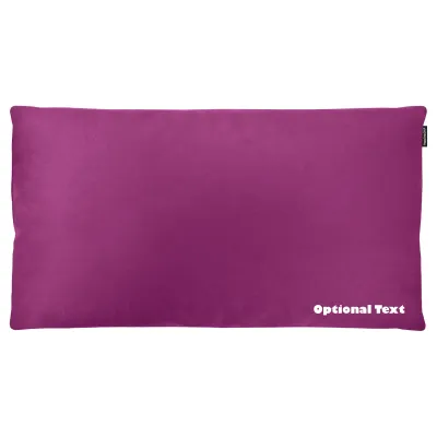 (91cm x 48cm King Size) - Purple Cotton Fabric and Removable Cover