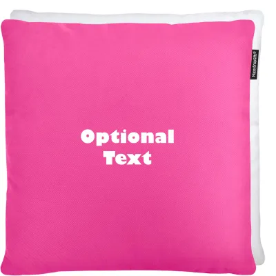 (40cm) - Hot Pink Cotton Fabric and Removable Cover (Zip)