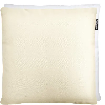 (40cm) - Natural Cotton Fabric and Removable Cover (Zip) (Personalised with Text)