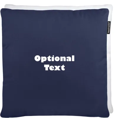 (40cm) - Navy Blue Polycotton Fabric and Removable Cover (Zip)