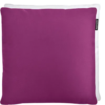 (40cm) - Purple Cotton Fabric and Removable Cover (Zip) (Personalised with Text)