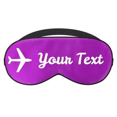 with Aeroplane Design - Purple (Personalised with Text)