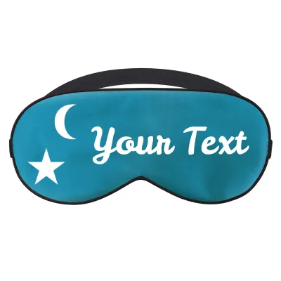 with Moon & Stars Theme - Peacock Blue (Personalised with Text)