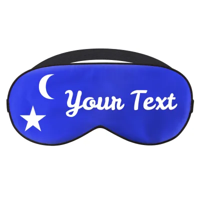 with Moon & Stars Theme - Royal Blue (Personalised with Text)