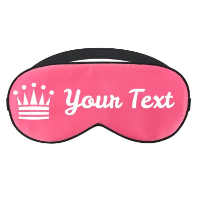 with Princess Theme - Fuchsia Pink (Personalised with Text)