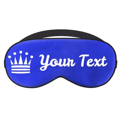 with Princess Theme - Royal Blue (Personalised with Text)