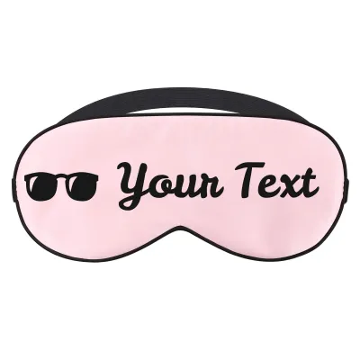 with Sunglasses Theme - Baby Pink (Personalised with Text)