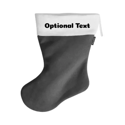 (55cm) - Grey Fleece Fabric (Personalised with Text)