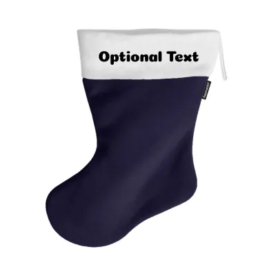 (55cm) - Navy Blue Fleece Fabric (Personalised with Text)