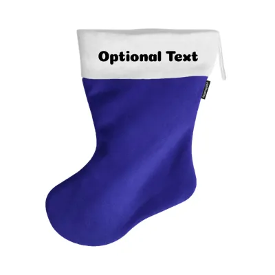 (55cm) - Royal Blue Fleece Fabric (Personalised with Text)