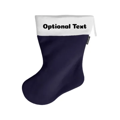 (45cm) - Navy Blue Fleece Fabric (Personalised with Text)