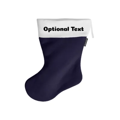 (25cm) - Navy Blue Fleece Fabric (Personalised with Text)