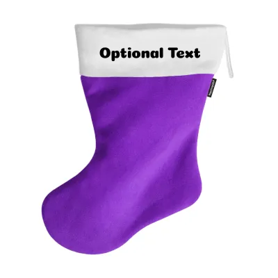 (70cm) - Purple Fleece Fabric (Personalised with Text)