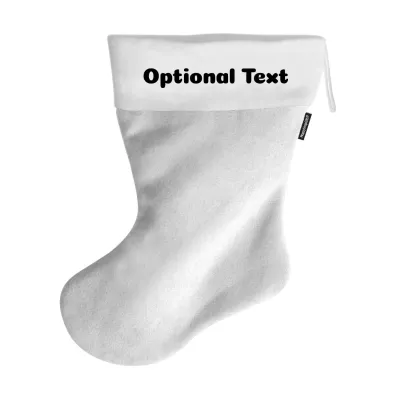 (70cm) - White Fleece Fabric (Personalised with Text)