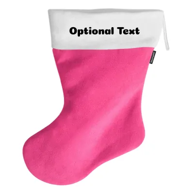 (100cm) - Hot Pink (Fuchsia) Fleece Fabric (Personalised with Text)