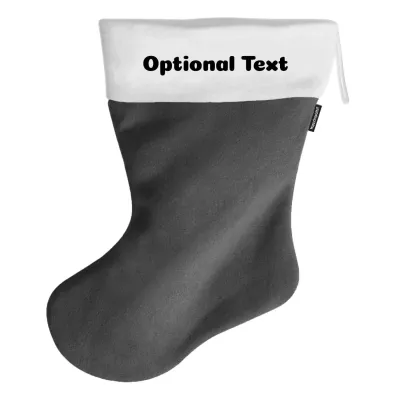 (100cm) - Grey Fleece Fabric (Personalised with Text)