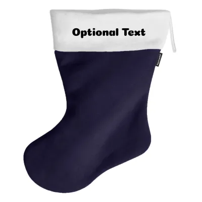 (100cm) - Navy Blue Fleece Fabric (Personalised with Text)