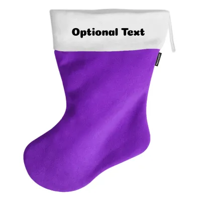 (100cm) - Purple Fleece Fabric (Personalised with Text)