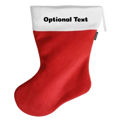 (100cm) - Red Fleece Fabric (Personalised with Text)