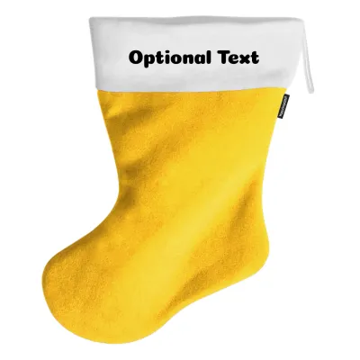 (100cm) - Yellow Fleece Fabric (Personalised with Text)