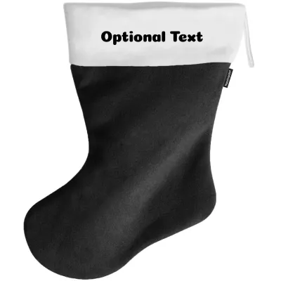 (150cm) - Black Fleece Fabric (Personalised with Text)