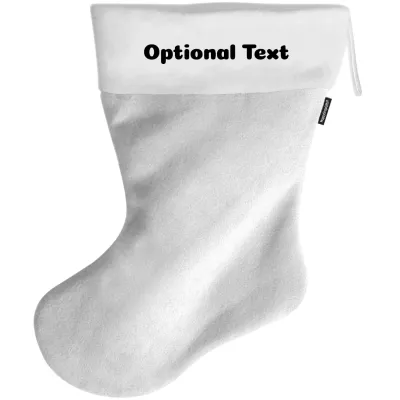 (150cm) - White Fleece Fabric (Personalised with Text)