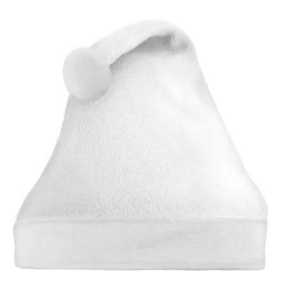 Smaller Adult Teen Size - White Fleece Fabric (Personalised with Text)