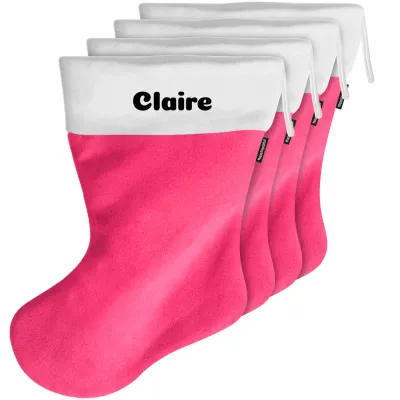 (70cm) - Hot Pink (Fuchsia) Fleece Fabric (Personalised with Text)