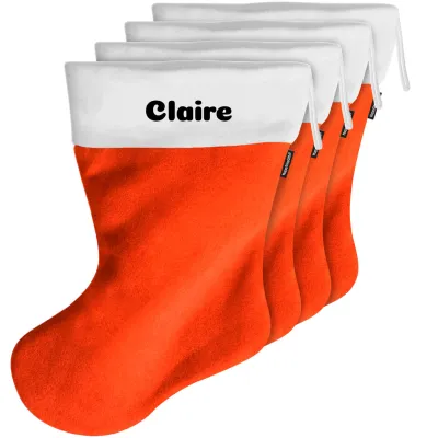 (70cm) - Burnt Orange Fleece Fabric (Personalised with Text)