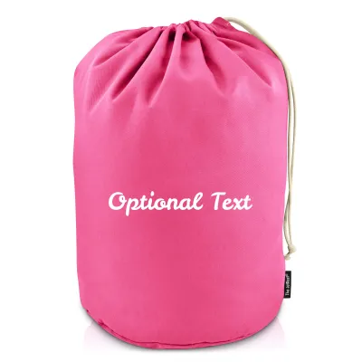 XL (75cm x 45cm base) - Hot Pink Cotton Fabric (Personalised with Text)