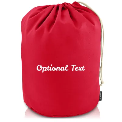 XXL (100cm x 50cm base) - Red Cotton Fabric (Personalised with Text)