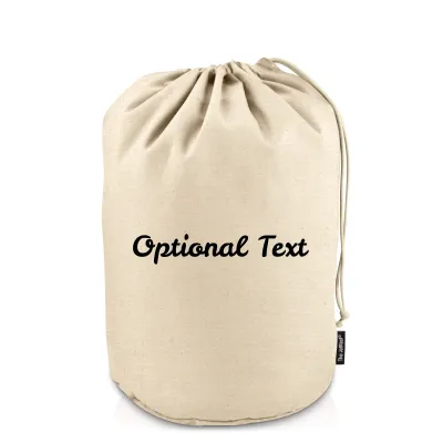 Medium (38cm x 24cm base) - Natural Organic Cotton (Personalised with Text)