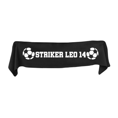 Individual deals textiled scarf with image face logo text special text Your personalized football scarf for him for kids gift not printed