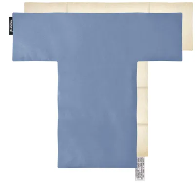 (43cm x 39cm with 6 Compartments) - Gothic Blue Luxury Cotton Fabric with Removable Cover (Personalised with Text)