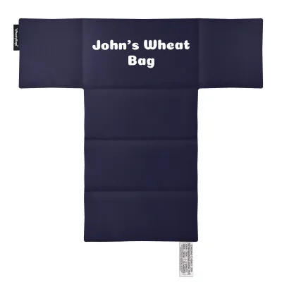 (43cm x 39cm with 6 Compartments) - Navy Blue Cotton Fabric