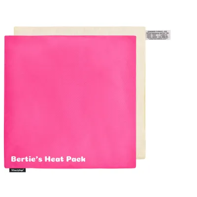 (34cm) - Hot Pink Cotton Fabric and Removable Cover (Personalised with Text)