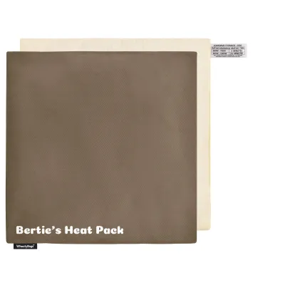 (34cm) - Chocolate Luxury Cotton Fabric and Removable Cover (Personalised with Text)