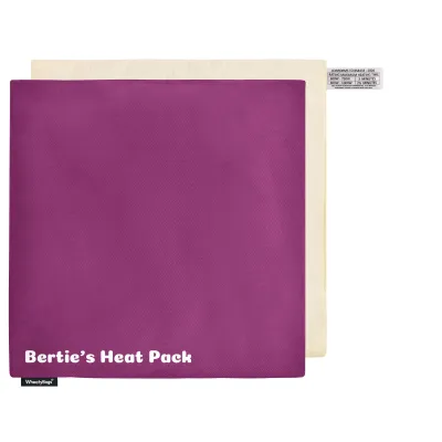 (34cm) - Purple Cotton Fabric and Removable Cover (Personalised with Text)